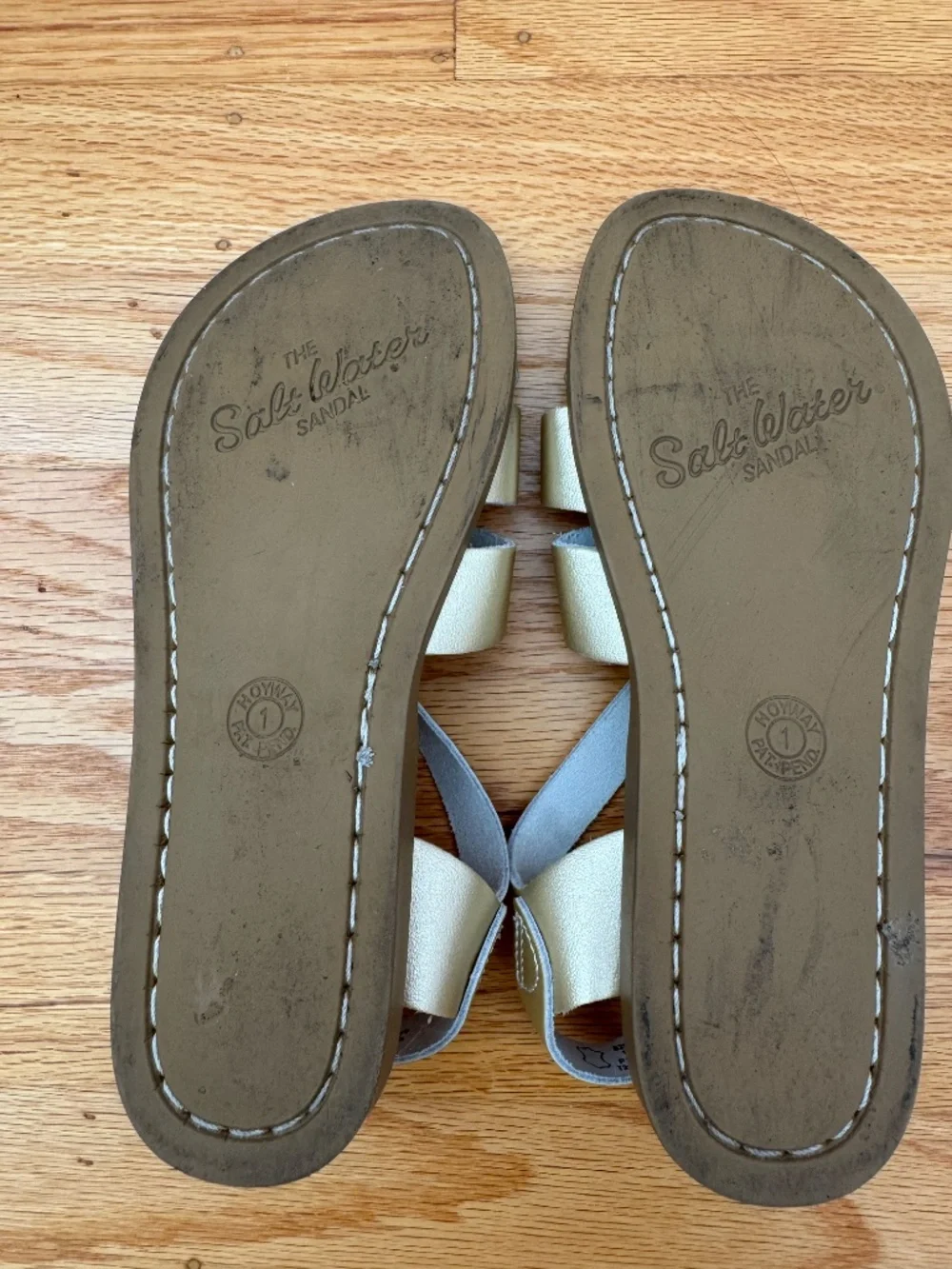 Gold Salt Water Sandal